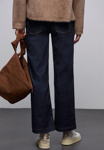 Rinsed Wide Leg Jeans rinsed wash