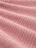 Ripp Pullunder mit V-Ausschnitt morning pink melange