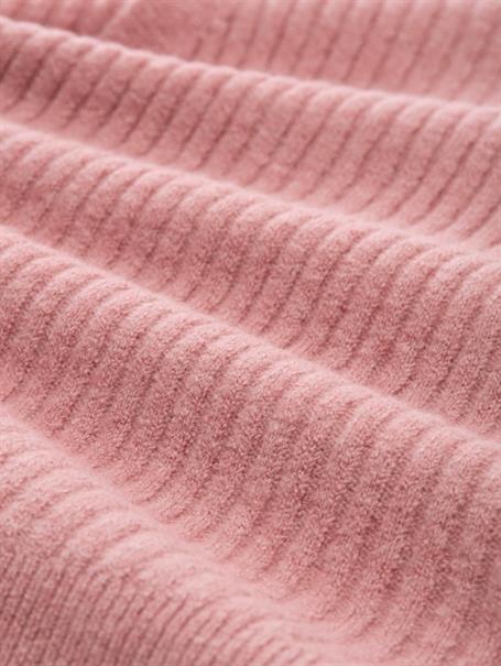 Ripp Pullunder mit V-Ausschnitt morning pink melange
