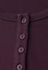 Rippshirt mit Knopfdetail royal plum