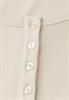 Rippshirt mit Knopfdetail soft beige