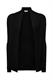 Rippstrick-Cardigan black