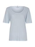 RLX LINEN LYOCELL SCOOP-NK TOP breezy blue