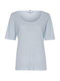 RLX LINEN LYOCELL SCOOP-NK TOP breezy blue