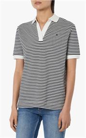 RLX OPEN PLACKET LYOCELL POLO SS white