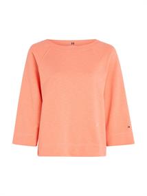 RLX SLUB TERRY OPEN-NK SWTSHIRT coral blossom