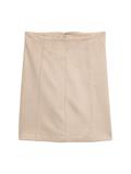 Rock in Wildleder-Optik soft taupe grey