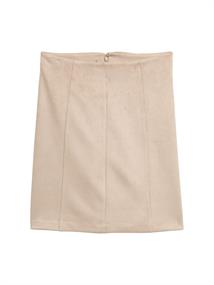 Rock in Wildleder-Optik soft taupe grey