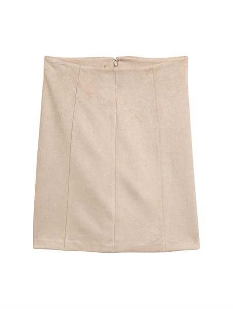 Rock in Wildleder-Optik soft taupe grey