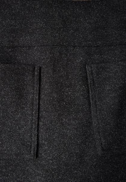 Rock in Woll-Optik anthracite melange