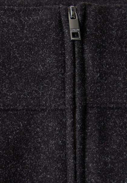 Rock in Woll-Optik anthracite melange