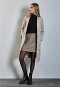 Rock in Woll-Optik breezy beige mel.
