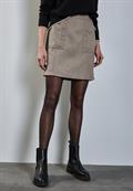 Rock in Woll-Optik breezy beige mel.