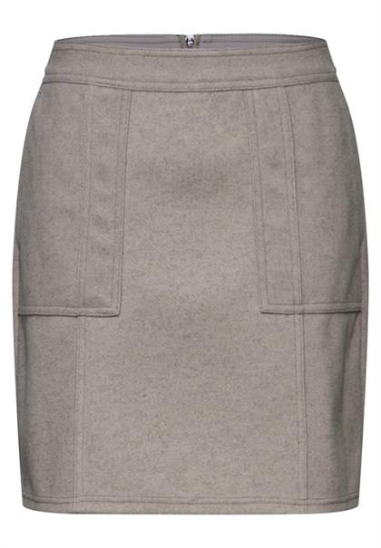 Rock in Woll-Optik breezy beige mel.