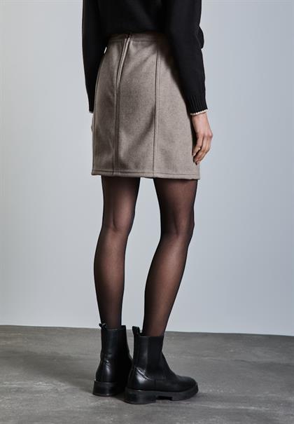 Rock in Woll-Optik breezy beige mel.