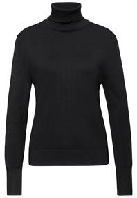 Rollkragen Pullover black