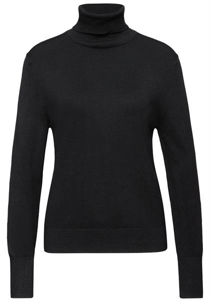 Rollkragen Pullover black
