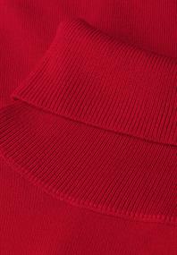 Rollkragen Pullover racing red
