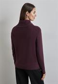 Rollkragen Sweater enigma red