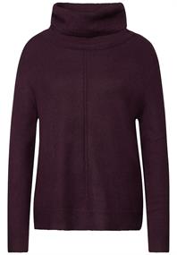Rollkragen Sweater enigma red