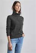 Rollkragen Sweater gravel grey mel.