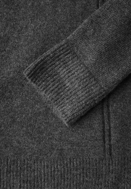 Rollkragen Sweater gravel grey mel.