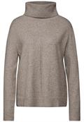Rollkragen Sweater mocha beige mel.
