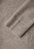 Rollkragen Sweater mocha beige mel.
