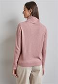 Rollkragen Sweater petal rose mel.