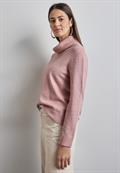 Rollkragen Sweater petal rose mel.