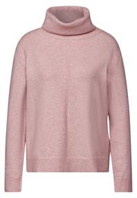 Rollkragen Sweater petal rose mel.