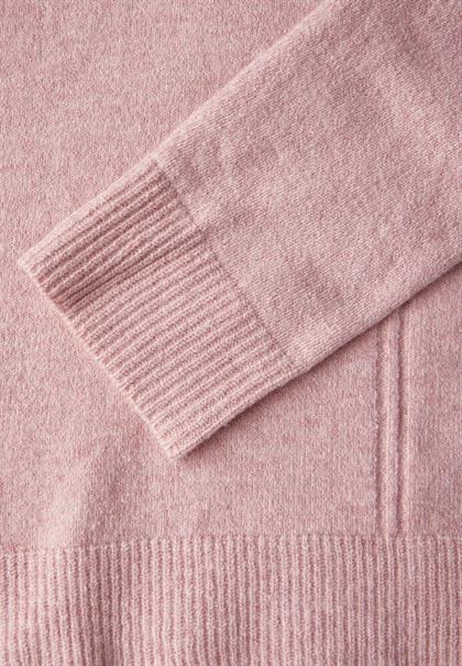 Rollkragen Sweater petal rose mel.