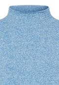 Rollkragenpullover aus einem Wollmix soft blue