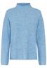Rollkragenpullover aus einem Wollmix soft blue