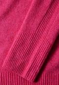 Rollkragenpullover barberry red melange