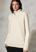 Rollkragenpullover birch white melange