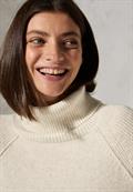 Rollkragenpullover birch white melange