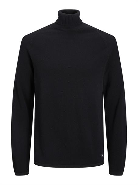 Rollkragenpullover black