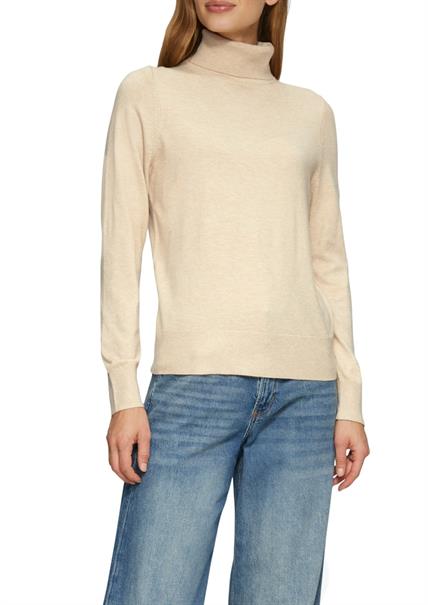 Rollkragenpullover braun1