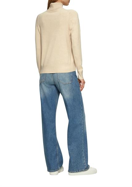 Rollkragenpullover braun1