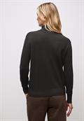 Rollkragenpullover darkest brown