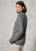 Rollkragenpullover flint grey melange