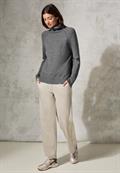 Rollkragenpullover flint grey melange