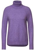 Rollkragenpullover gentle lilac melange