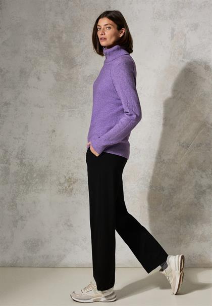 Rollkragenpullover gentle lilac melange