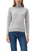 Rollkragenpullover grau