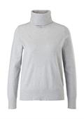 Rollkragenpullover grau