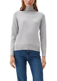 Rollkragenpullover grau