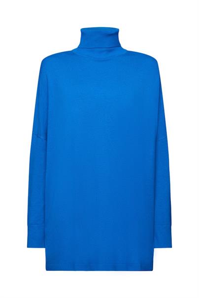 Rollkragenpullover mit Fledermausärmeln bright blue