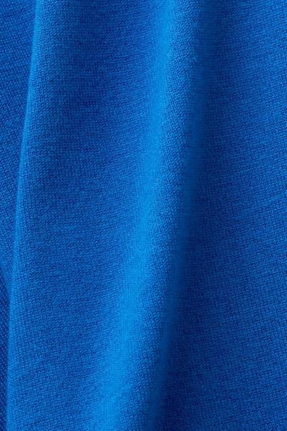 Rollkragenpullover mit Fledermausärmeln bright blue